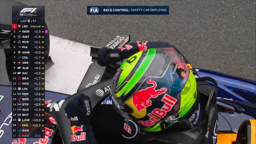 F1 Gp Miami, Hadjar contro il muro: che rabbia dopo l'incidente