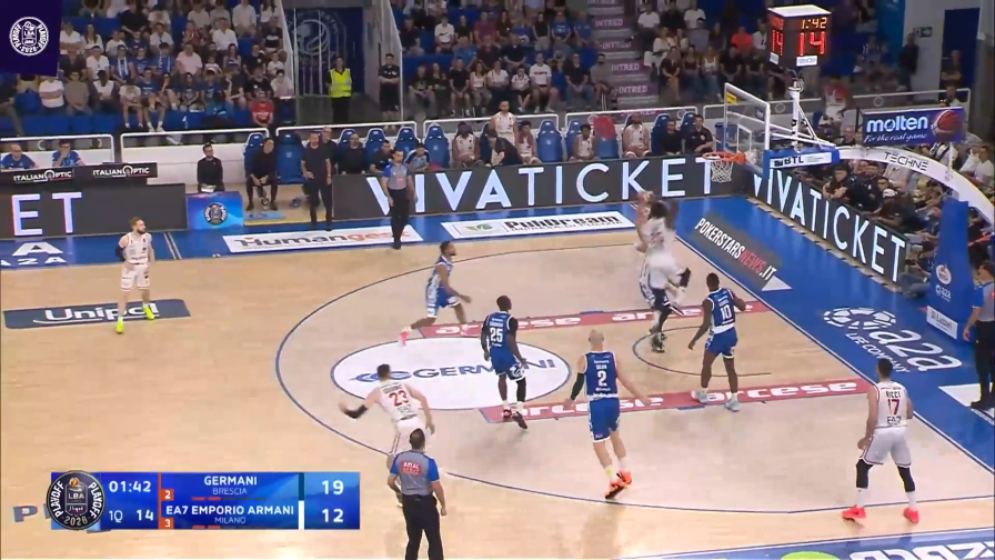 Brescia-Olimpia Milano: gli highlights della semifinale
