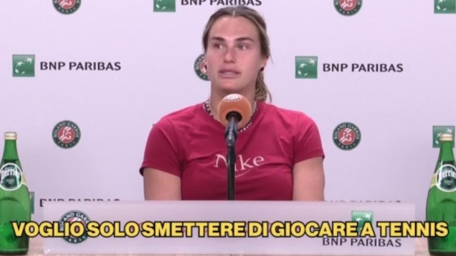 "Voglio smettere con il tennis": Sabalenka shock dopo il ko con Shnaider