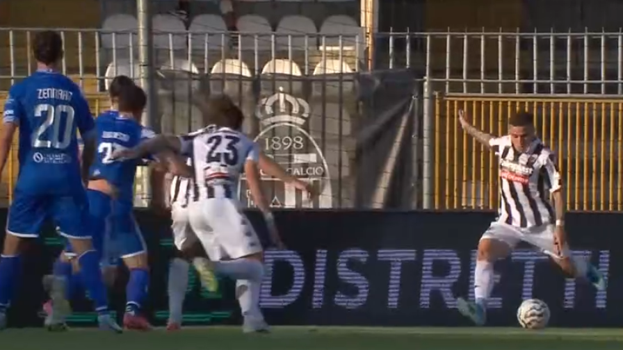 Ascoli-Brescia, ma come ha fatto a segnare da lì? Gol incredibile di Silipo