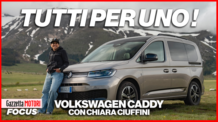Volkswagen Caddy con Chiara Ciuffini: una giornata tra famiglia, bici e Campo Imperatore