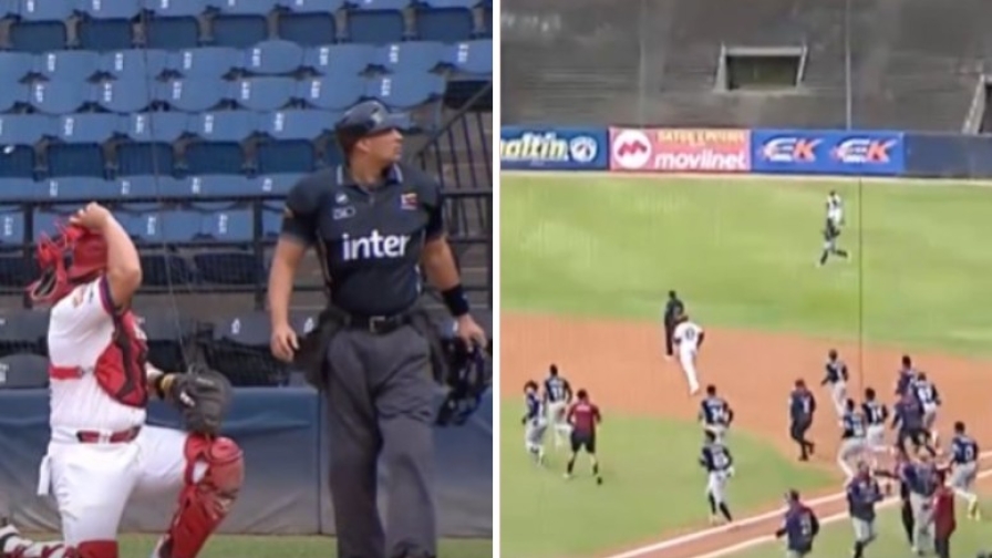 Venezuela, trema lo stadio durante il match di baseball: la fuga dei giocatori