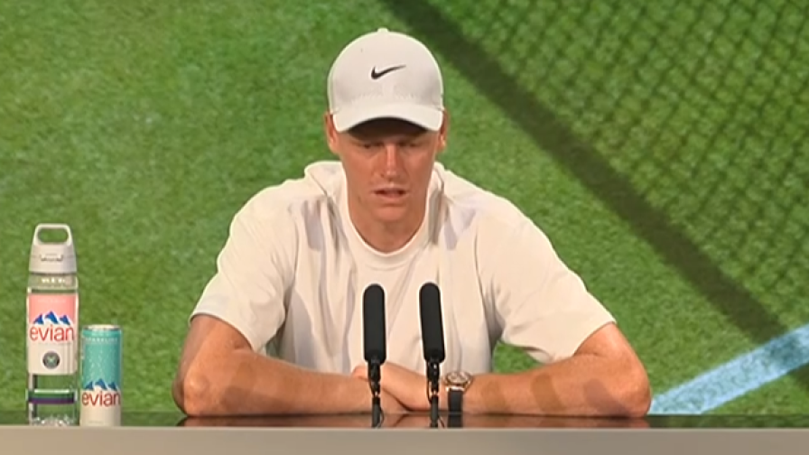 Wimbledon, Sinner: "Abbiamo cambiato qualcosa per il caldo"