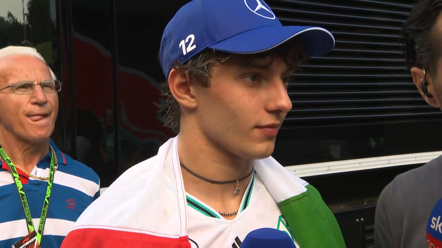 Kimi Antonelli: "Forza Sinner! Lunedì dopo il GP spero di vederlo"