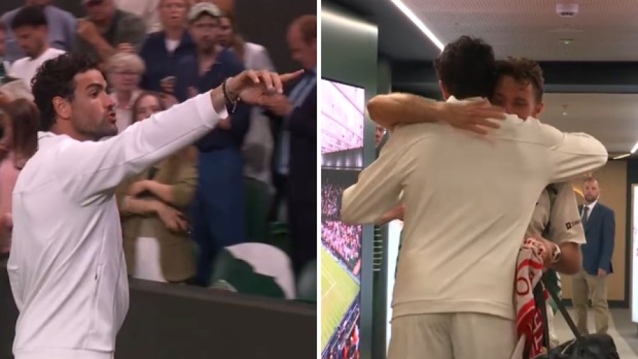 Berrettini emoziona Wimbledon: quello che fa dopo il match con Wawrinka è bellissimo