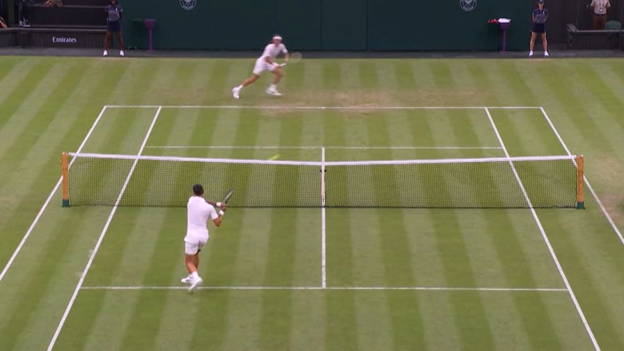 Djokovic-Tsitsipas 6-3 6-4 6-2: highlights Wimbledon
