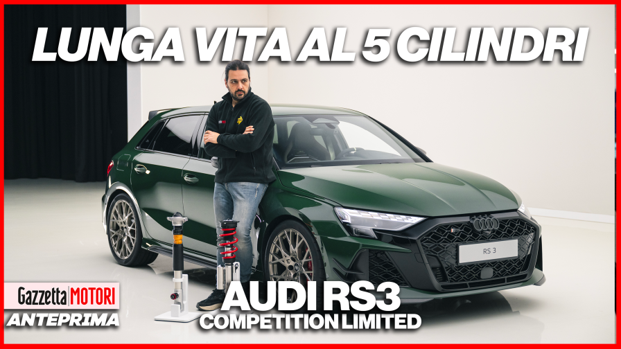 Altro che pensione: la RS 3 Competition Limited affila il cinque cilindri!