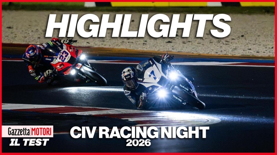 Misano, Civ Racing Night: le emozioni della notte in video