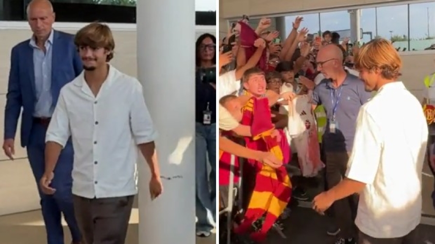 Rodrigo Mora, che accoglienza a Roma! Tifosi completamente in delirio a Ciampino