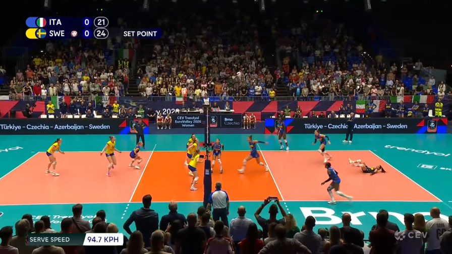 Europei volley, Italia-Svezia 3-1: highlights dei quarti