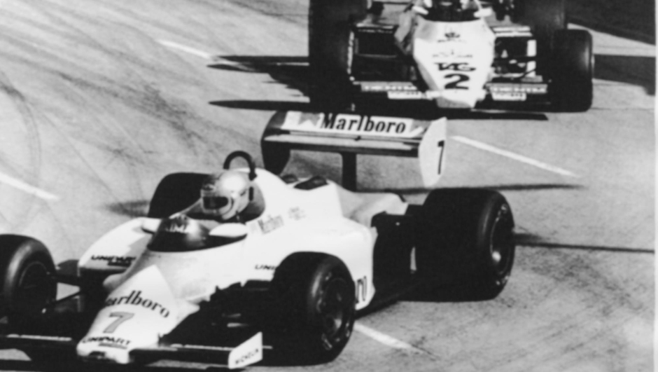 John Watson nel GP Usa Ovest 1983 a Long Beach