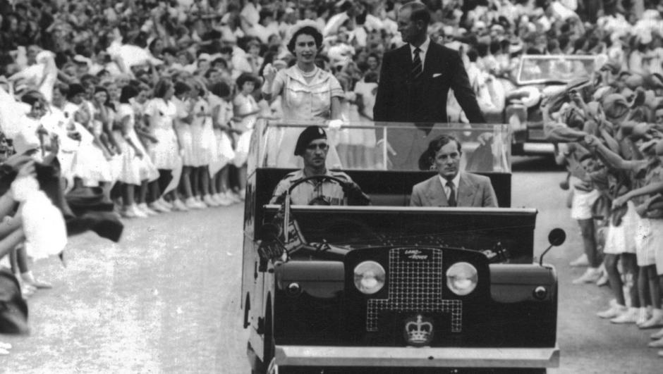 Una delle tante Land Rover che la regina Elisabetta utilizzava e spesso guidava in prima persona