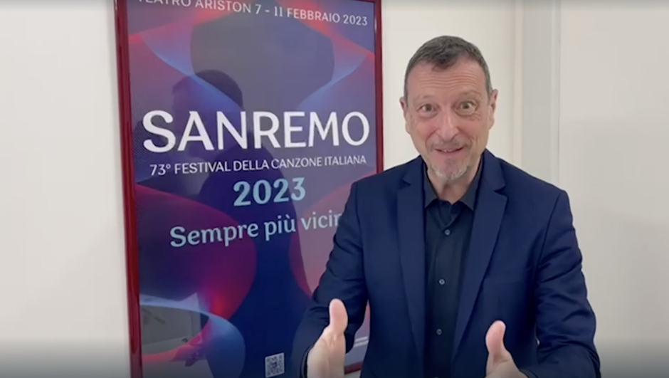 Amadeus annuncia i Depeche Mode a Sanremo 2023