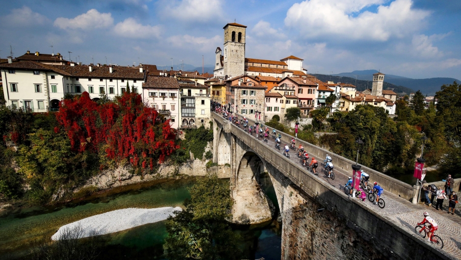 Giro d'Italia 2020 - 103rd Edition - 16th stage Udine - San Daniele del Friuli 229Êkm - 20/10/2020 - Scenery - Ponte del Diavolo - Cividale del Friuli - photo Luca Bettini/BettiniPhoto©2020