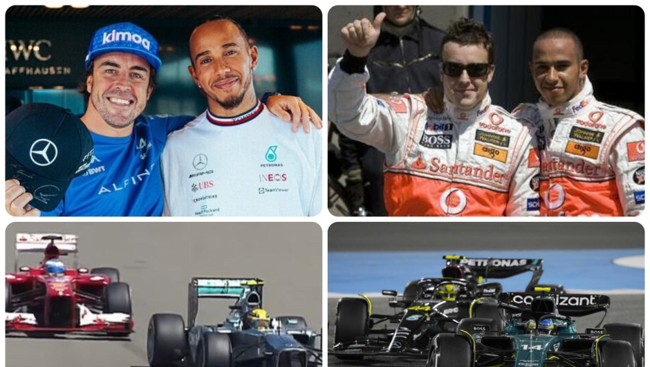 Lewis Hamilton e Fernando Alonso, protagonisti di una lunga rivalità in F1