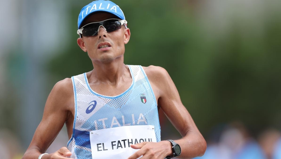 Yassine El Fathaoui alla maratona di Rotterdam 2023