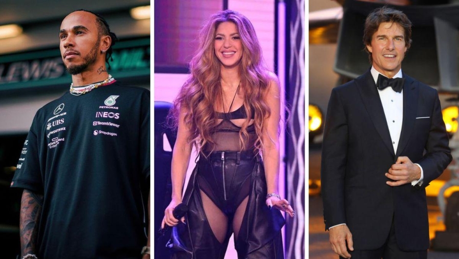 Tutti pazzi per Shakira: Lewis Hamilton la invita in barca, Tom Cruise le invia i fiori