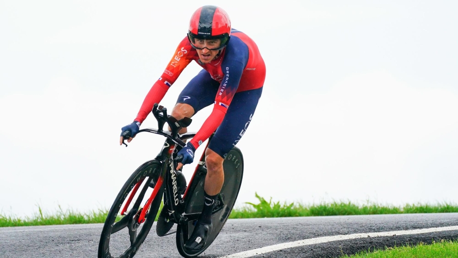 Giro d'Italia 2023 - 106th Edition - 9th stage Savignano sul Rubicone - Cesena 35 km - 14/05/2023 - Geraint Thomas (GBR - INEOS Grenadiers)n - photo Massimo Fulgenzi/SprintCyclingAgency©2023