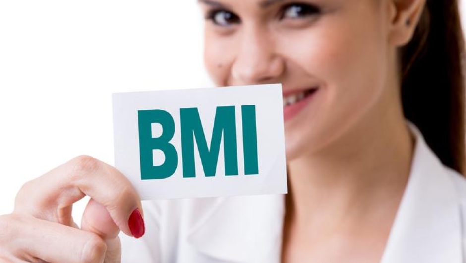 BMI - Body Mass Index sign