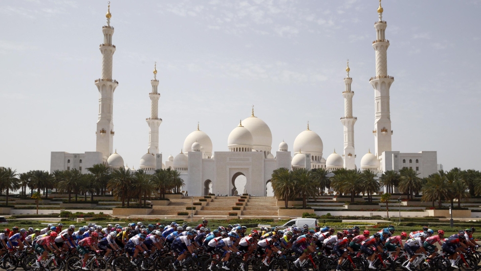 UAE Tour 2022 - 4th Edition - 2nd stage Hudayriyat Island - Abu Dhabi Breakwater 173 km - 21/02/2022 - Scenery - photo Luca Bettini/SprintCyclingAgency©2022