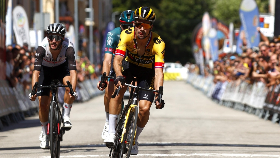 Vuelta a Burgos 2023 - 45th Edition - 3rd stage - Sargentes de La Lora - Villarcayo 183 km - 17/08/2023 - Primoz Roglic (SLO - Jumbo - Visma) - photo Luis Angel Gomez/SprintCyclingAgency©2023