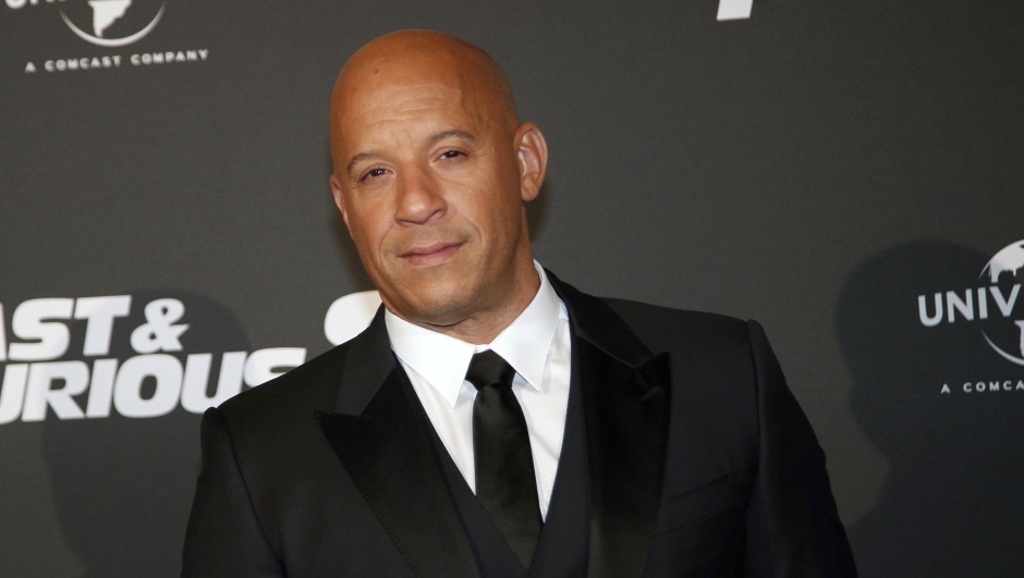 FILE - Vin Diesel poses during the premiere of Fast and Furious 8, in Paris, April 5, 2017.  The actor has been accused by his former assistant of sexual battery while working for him in 2010. Astra Jonasson filed a lawsuit in Los Angeles on Thursday, Dec. 21, 2023, alleging that Diesel forced himself onto her in a hotel suite in Atlanta.(AP Photo/Thibault Camus, File)