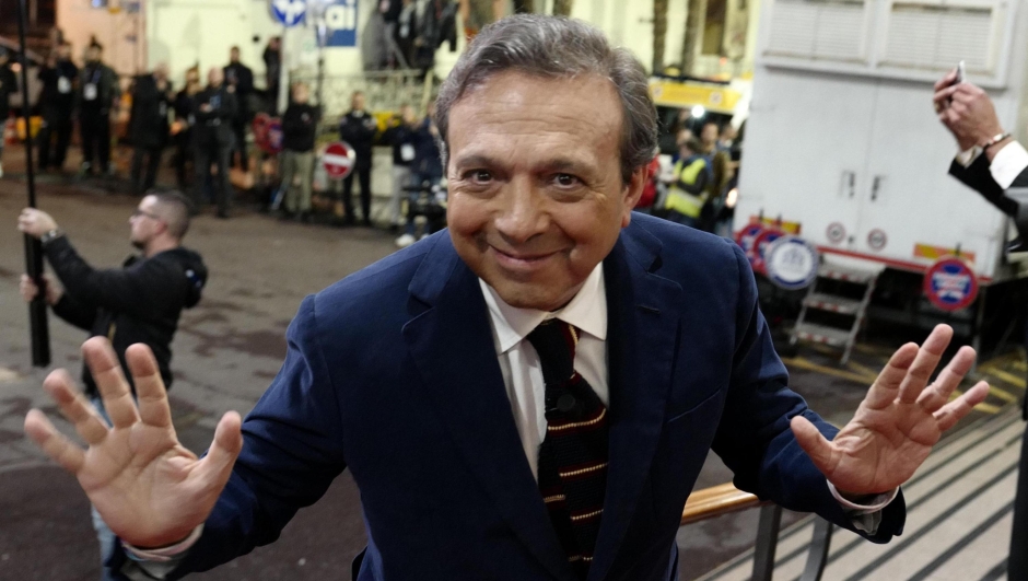 Piero Chiambretti prima della finale di Sanremo Giovani, Sanremo, 19 dicembre 2019. ANSA/RICCARDO DALLE LUCHE