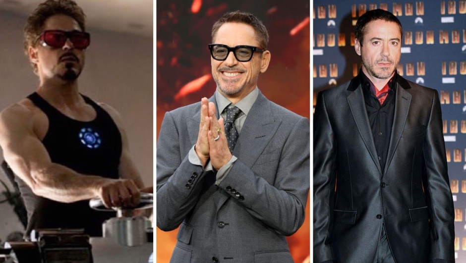 Robert Downey Jr. muscoli da Iron Man