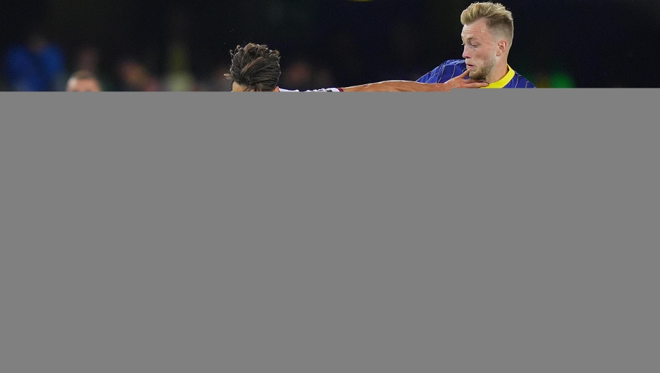 Torino?s Samuele Ricci   during the Serie A soccer match between Hellas Verona and Torino at the Bentegodi Stadium in Verona , north Italy - Friday , September 20 2024. Sport - Soccer . (Photo by Spada/LaPresse)