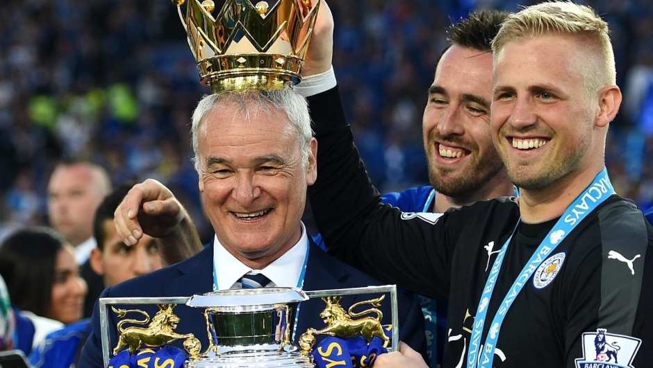 xxxx during the Barclays Premier League match between Leicester City and Everton at The King Power Stadium on May 7, 2016 in Leicester, United Kingdom.