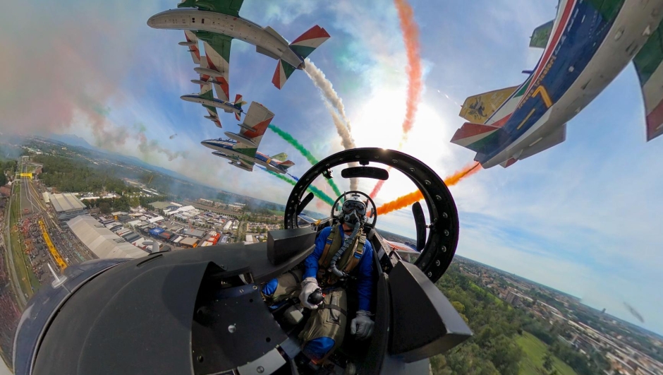 MB-339 Pan Frecce tricolori Monza GP F1