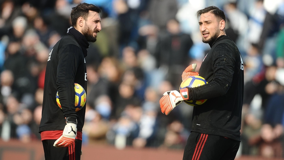 during the serie A match between Spal and AC Milan at Stadio Paolo Mazza on February 10, 2018 in Ferrara, Italy.