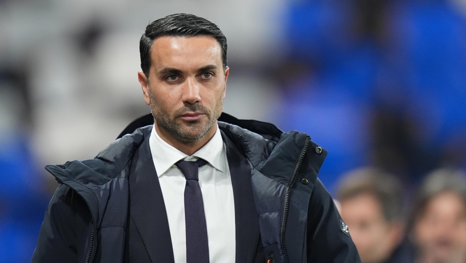 Atalantaâ&#128;&#153;s head coach Raffaele Palladino during the Uefa Champions League soccer match between Atalanta and Chelsea  at the New Balance Arena in Bergamo  , north Italy - Wednesday , December  9 ,  2025. Sport - Soccer . (Photo by Spada/LaPresse)