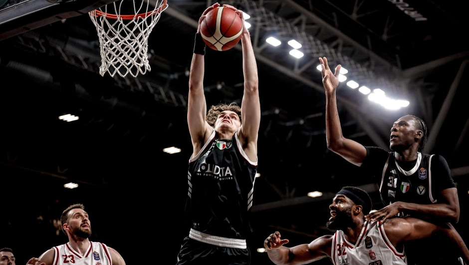 Francesco Ferrari Olidata Virtus Bologna - EA7 Emporio Armani Olimpia Milano Unipol Legabasket Serie A 2025-26 22^ Giornata Bologna, 15/03/2026 Foto MarcoBrondi // CIAMILLO-CASTORIA