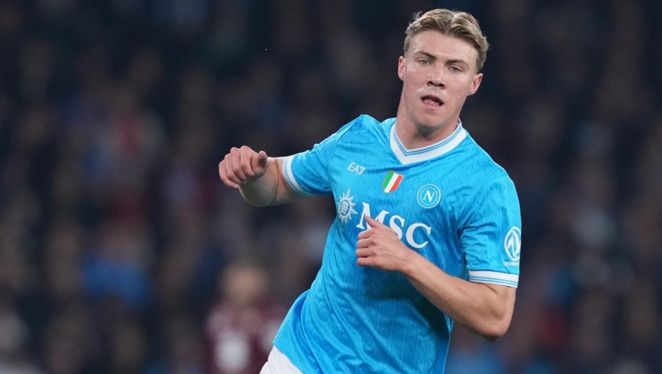 Napoli?s Rasmus Hojlund during the Serie A EniLive soccer match between Napoli and Torino at the Diego Armando Maradona stadium, Italy - Naples Friday March 06, 2026 - Sport Soccer ( Photo by Alfredo Falcone/LaPresse )