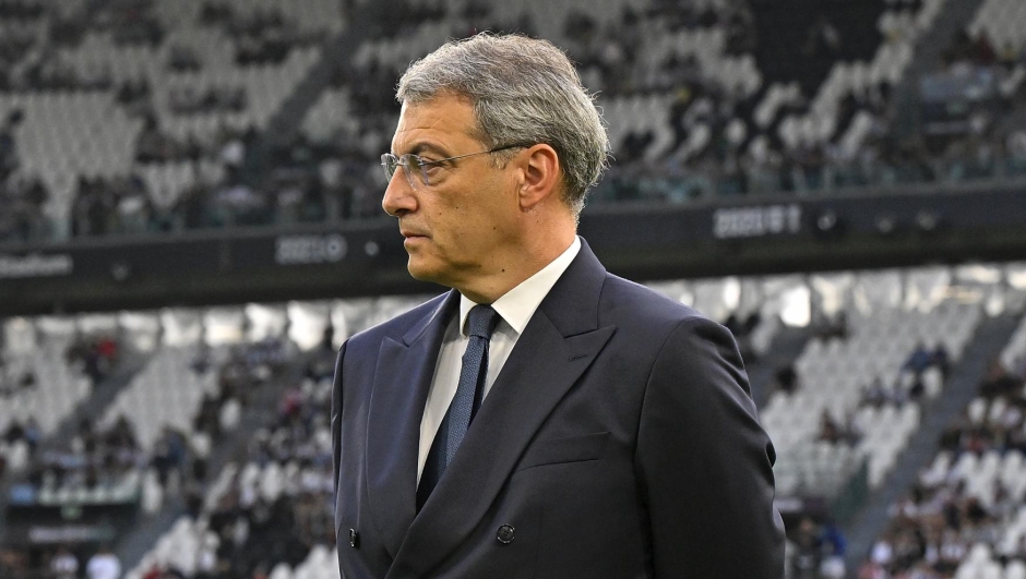  Damien Comolli, Juventus General Manager, looks on during the Serie A match between Juventus FC and Parma Calcio 1913 at Allianz Stadium on August 24, 2025 in Turin, Italy. (Photo by Filippo Alfero - Juventus FC/Juventus FC via Getty Images)