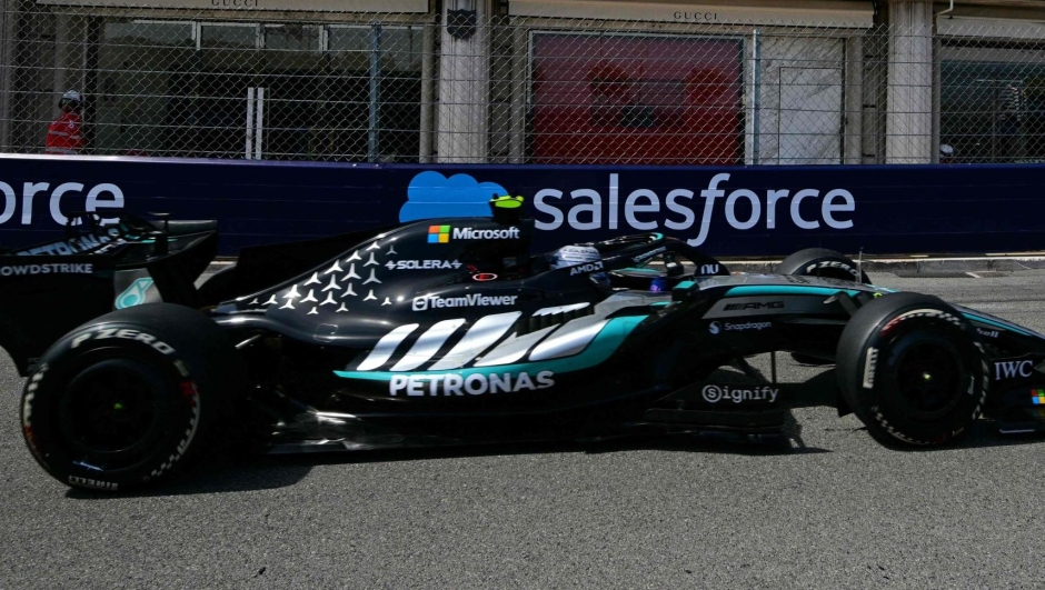 Mercedes' Italian driver Kimi Antonelli competes during Monaco Formula 1 Grand Prix at the Monaco street circuit in Monaco, ahead of the, on June 7, 2026. (Photo by Andrej ISAKOVIC / AFP)