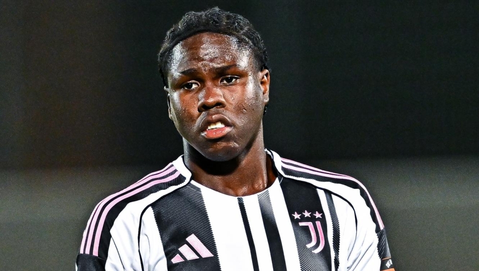  Augusto Owusu of Juventus Next Gen looks on during the Serie C Playoffs match between Juventus Next Gen and Vis Pesaro at Stadio Giuseppe Moccagatta on May 3, 2026 in Alessandria, Italy. (Photo by Juventus FC/Juventus FC via Getty Images)