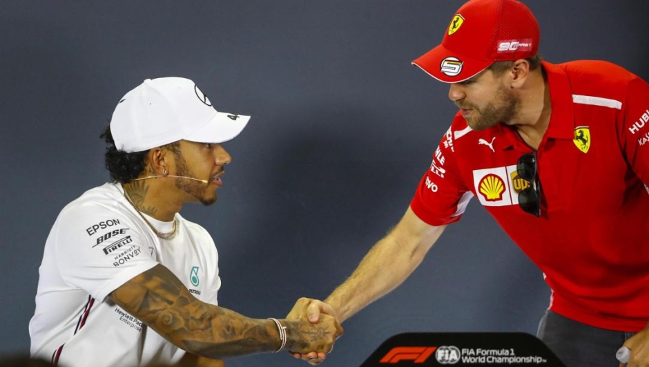 Hamilton con Vettel
