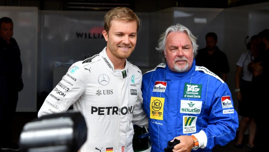 Nico Rosberg, 34 anni, col padre Keke, 71
