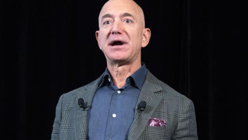Jeff Bezos, 57 anni, l’uomo più ricco del mondo. Epa