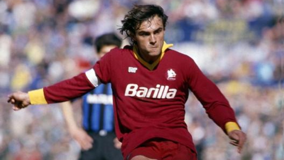 Giuseppe Giannini, capitano della Roma negli anni '80 e '90.