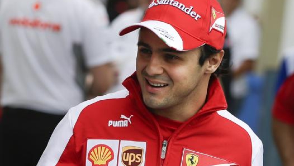 Felipe Massa ai tempi della Ferrari. Ap