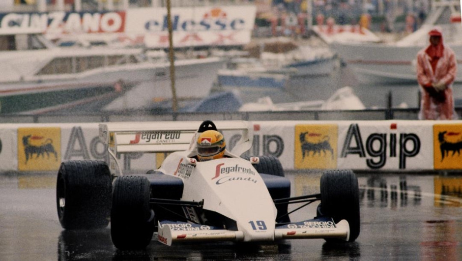 Una gara leggendaria: Senna arriva secondo con la Toleman al Gp di Monaco 1984. Getty