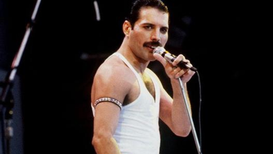 Freddie Mercury, leader dei Queen. Epa