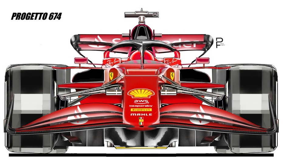 Il progetto della Ferrari 674 per la nuova stagione