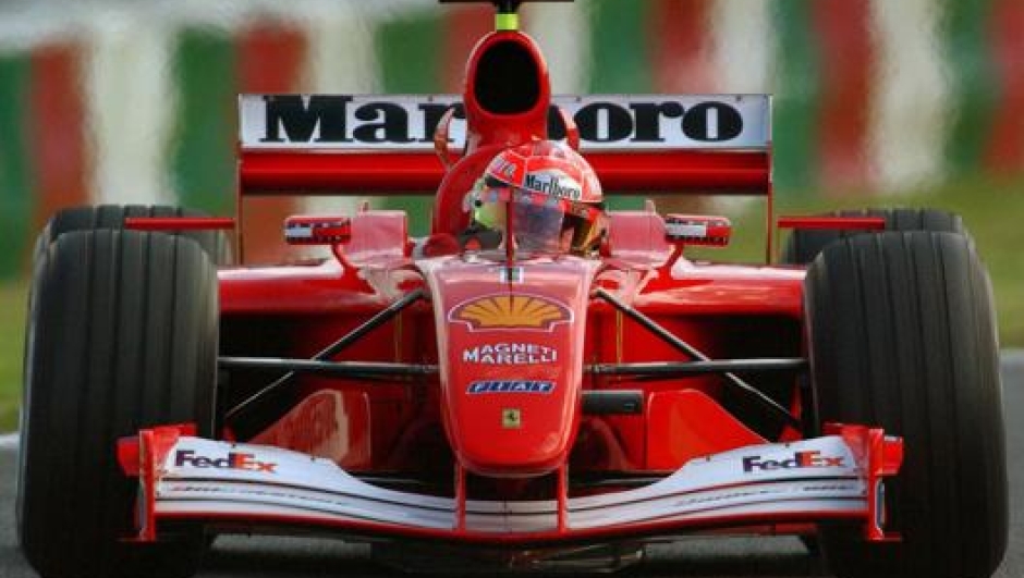 Schumacher vince in Ferrari 5 titoli mondiali consecutivi