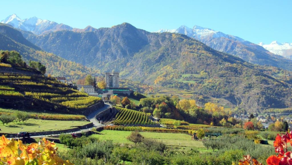 Uno dei paesaggi della Valle d'Aosta (foto Regione Valle d'Aosta)