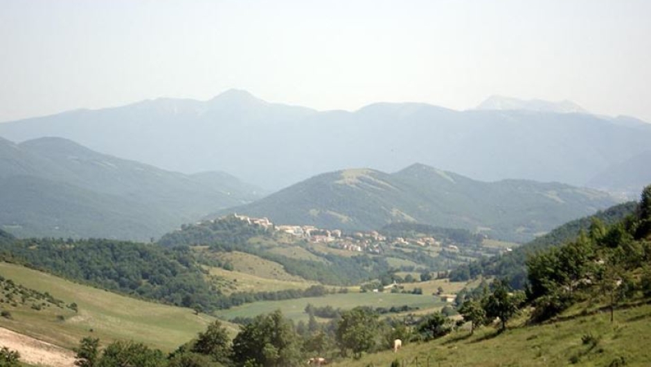 Il paesaggio della Valnerina (foto Regione Umbria)