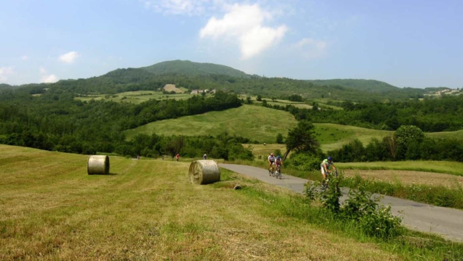 Uno dei paesaggi dell'Emilia Romagna (foto Strade zitte)